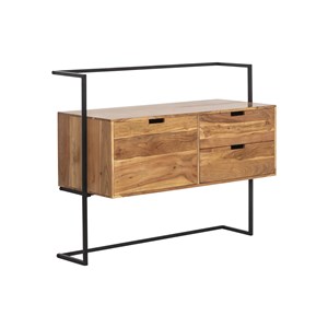 Meuble de salle de bain suspendu en bois