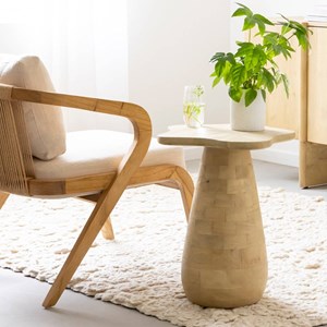 Bout de canapé en bois de manguier