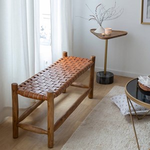 Bout de canapé triangle en marbre