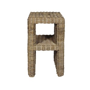 Meuble sous vasque en rotin rattan