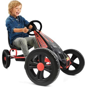 Kart à pédales cyclone rouge