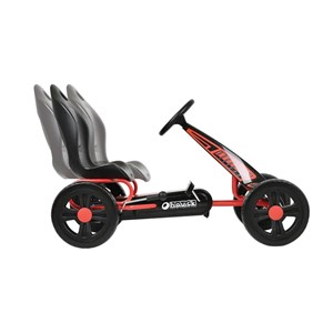 Kart à pédales cyclone rouge