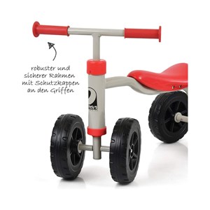 Draisienne first ride rouge