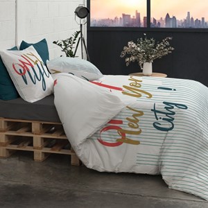 Housse de couette 260x240 + 2 taies