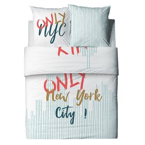 Housse de couette 260x240 + 2 taies