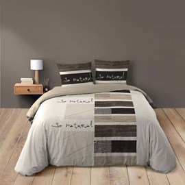 Housse de couette 260x240 + 2 taies