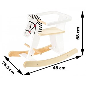 Cheval à bascule bois evolutif +18 mois