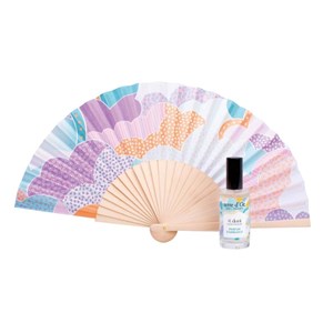 50 ml éventail & parfum coton thé blanc