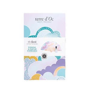 50 ml éventail & parfum coton thé blanc