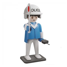 Figurine plastoy bleu
