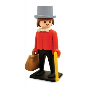 Figurine plastoy rouge