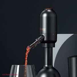 Aérateur et verseur électrique cristal