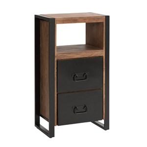 Meuble de rangement en bois d'acacia