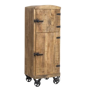 Buffet style frigo bois métal