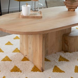 Table basse en bois de manguier