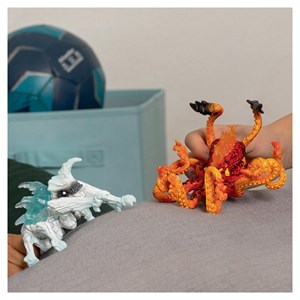 Pieuvre de lave vs insecte de glace