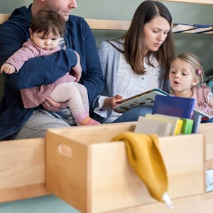 Boîte de rangement lit destyle naturel