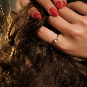 Bougie bijou bague cristal swarovski