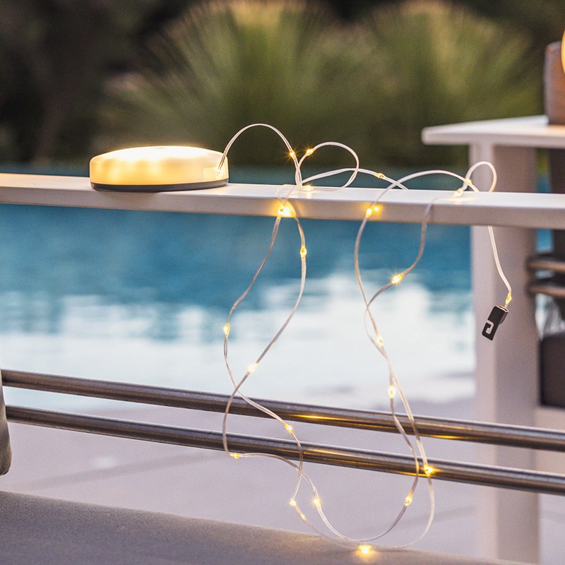 Guirlande lumineuse portable blanc roly