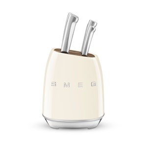 Bloc de 6 couteaux inox crème