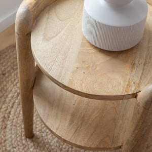 Chevet en bois de manguier allye