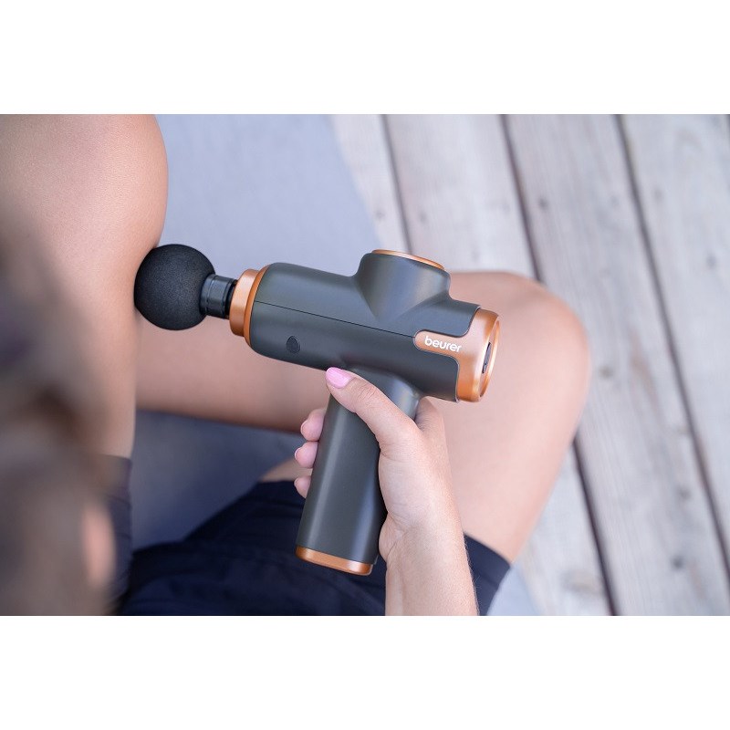 Pistolet de massage - beurer - mg 99 édition limitée bronze