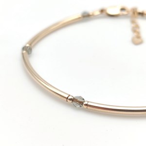 Bracelet louxor cristal et gold filled