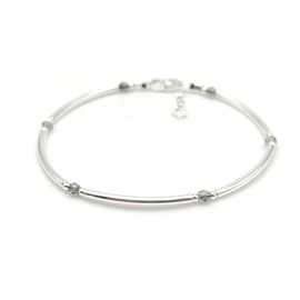 Bracelet louxor cristal et argent