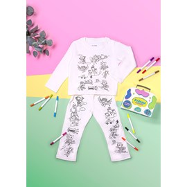 Pyjama a colorier super hero 3-4 ans