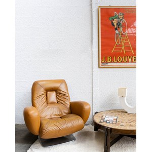 Jakob, le fauteuil en cuir n°84