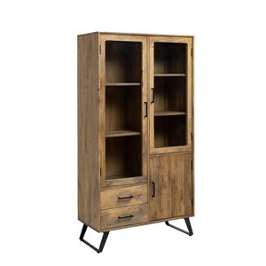 Vitrine haute en bois de de manguier joy