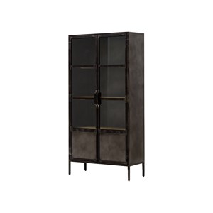 Vitrine haute en métal locker