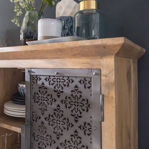 Buffet enfilade en bois de manguier