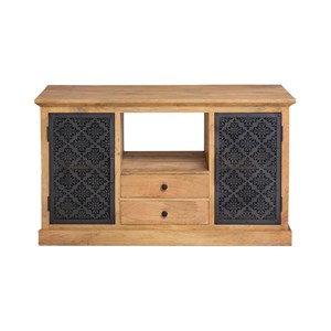 Meuble sous vasque en bois de manguier