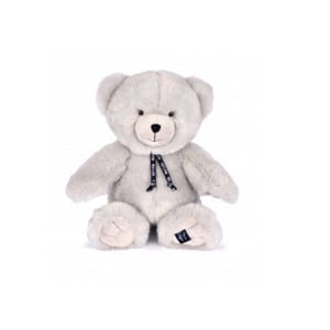 L'ours mailou - gris perle - 35 cm