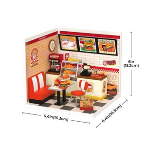 Maquette robotime rouge