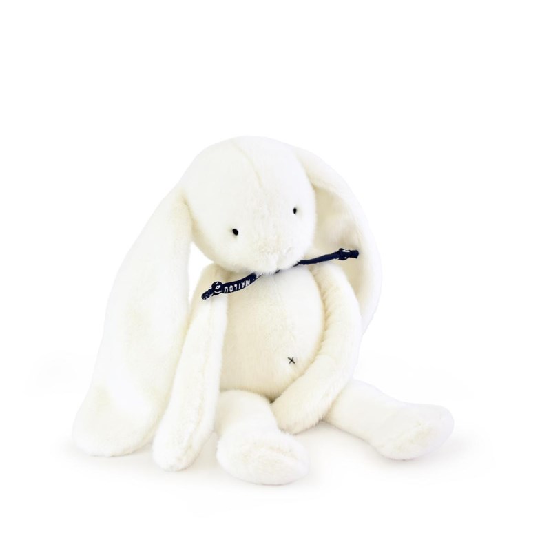 Le lapin meloe 37cm - blanc