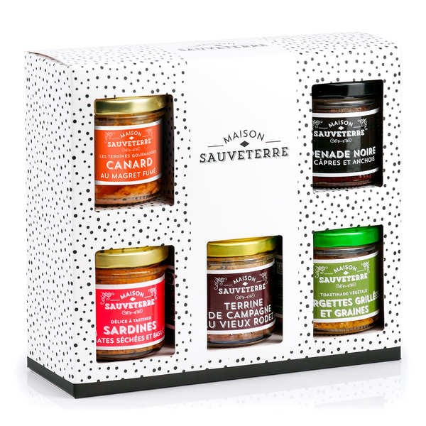 Coffret de 5 terrines à tartiner