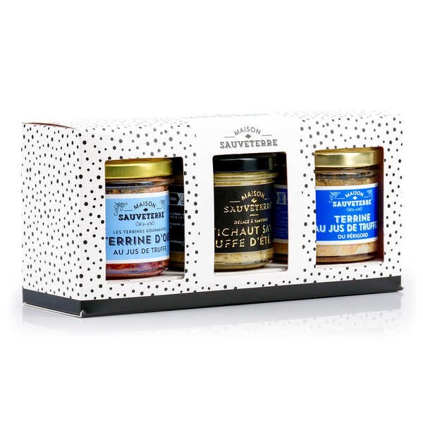 Assortiment 3 tartinables à la truffe