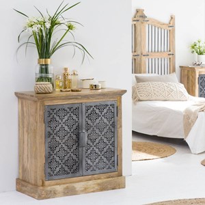 Petit buffet en bois de manguier sahara