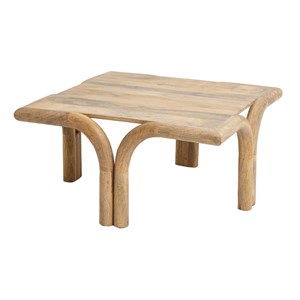 Table basse carré en bois de manguier