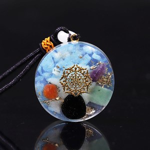Pendentif orgonite élégance énergétique