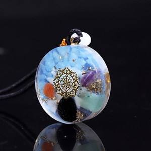 Pendentif orgonite élégance énergétique