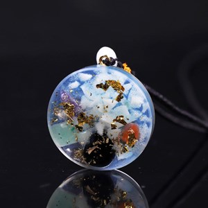 Pendentif orgonite élégance énergétique