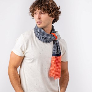 Foulard en coton bio bristol