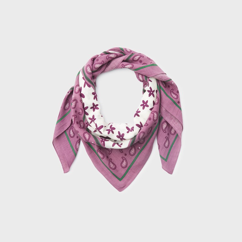 Foulard femme en coton bio servane