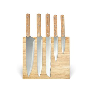 Set de 5 couteaux et support magnétique