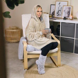 Sweat à capuche, plaid