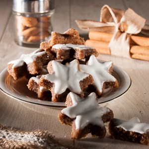 Etoiles à la cannelle biscuits d'alsace