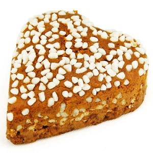Pain d'épices - coeur au miel et sucre